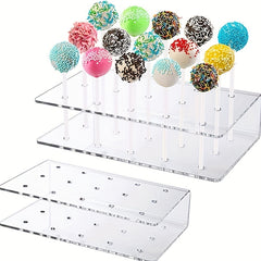 Clear Acrylic Lollipop Display Stand for Events and Parties