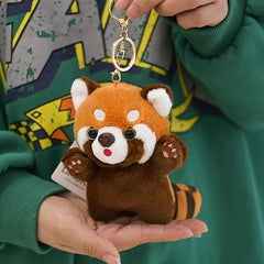 2pcs Little Panda Plush Keychain Surprise Gift Home Decoration