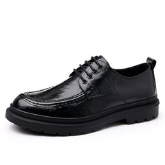 Men Leather Loafer Shoes Slip On Lightweight Dress Shoes
