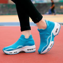 Women's Mesh Slip on Walking Shoes Air Cushion Sneakers