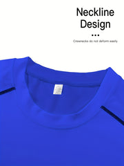 2 Pcs Men's Quick Drying Long Sleeve T-shirts for Fitness Training