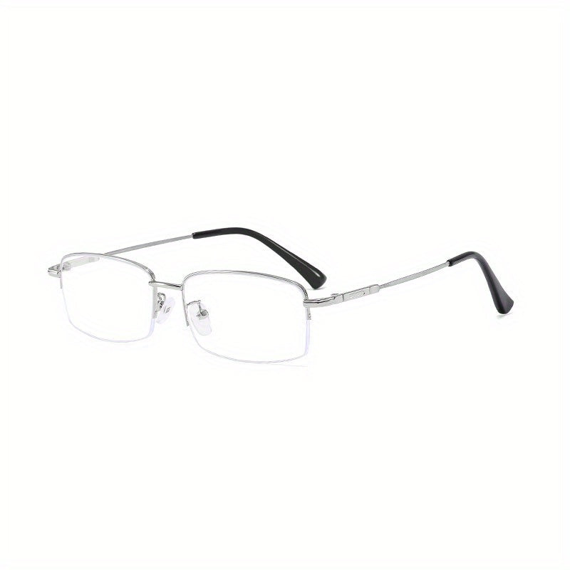 Retro Square Frame Anti Light Glasses Metal Frame Men Women