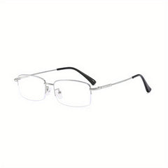Retro Square Frame Anti Light Glasses Metal Frame Men Women