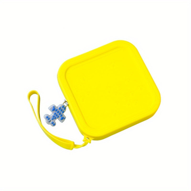 Silicone Zipper Makeup Pouch Waterproof Toiletry Bag