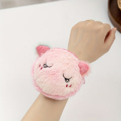 Plush Animal Circle Coin Purse for Kids