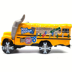 Toy School Bus Miss Fritter 1:55 Scale Diecast Car Model Boy Kid Toy