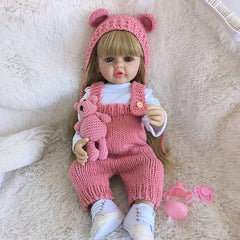 Realistic Princess Toddler Art Bebe Doll Vinyl Reborn Youngsters Girl Doll