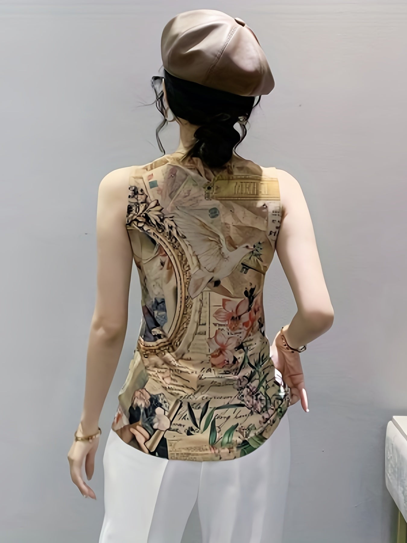Graphic Print Tank Top for Women