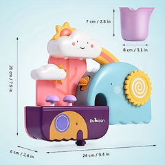 Fun Baby Bath Waterfall Toy Set with Suction Cup Toys