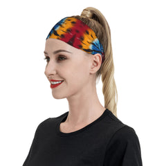 Colorful Tie Dye Headband for Sports & Casual Wear