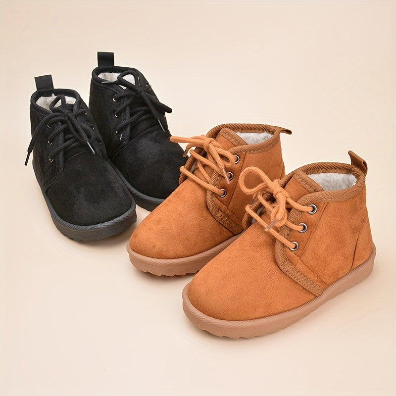 Girl's Comfy Ankle Boots Non Slip Casual Shoes Winter & Autumn