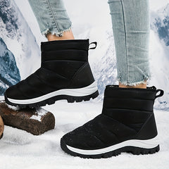 Anti Slip Medium Tube Snow Boots Thick Bottom Shoes Women's Footwear