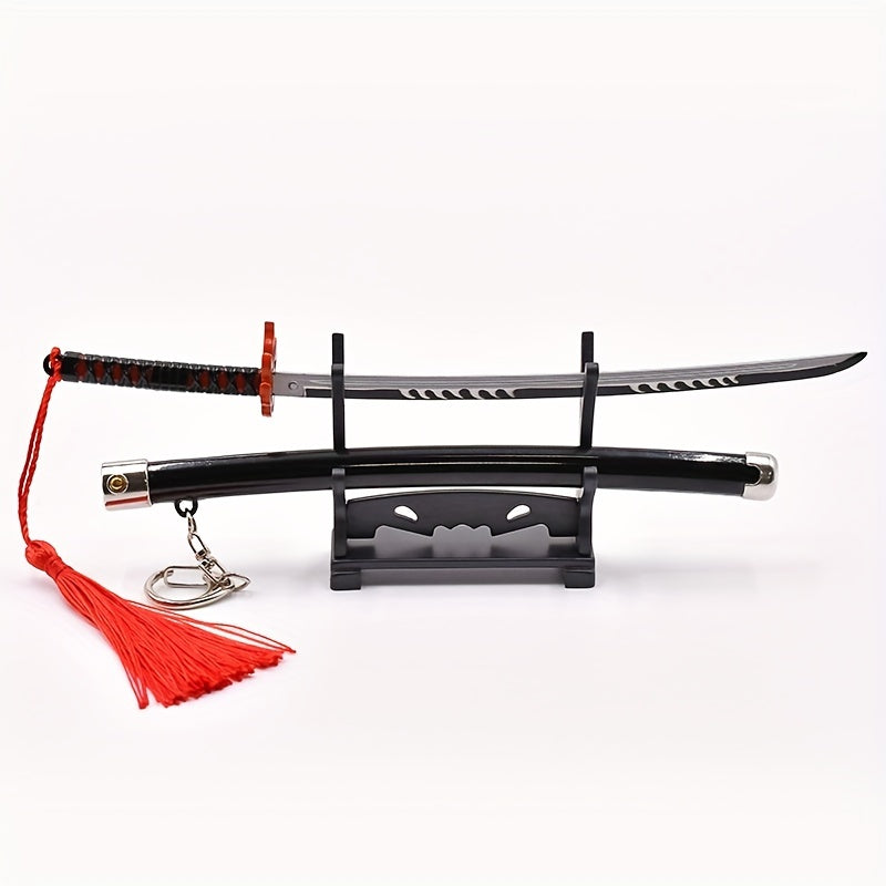 Metal Samurai Sword Model Toy 22cm With Red Tassel - Birthday Gift