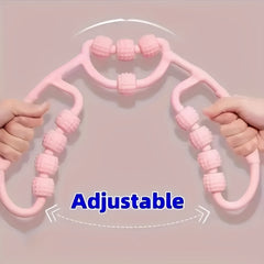 12-Wheels Yoga Massage Roller for Muscle Relaxation
