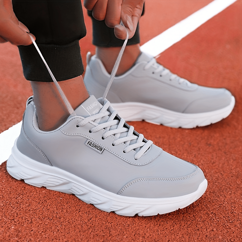 Waterproof Faux Leather Low Top Sneakers for Women