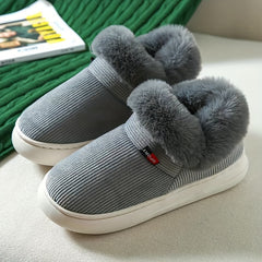 Women's Winter Snow Boots Thick Fleece Lining Warm Flat Ankle Boots