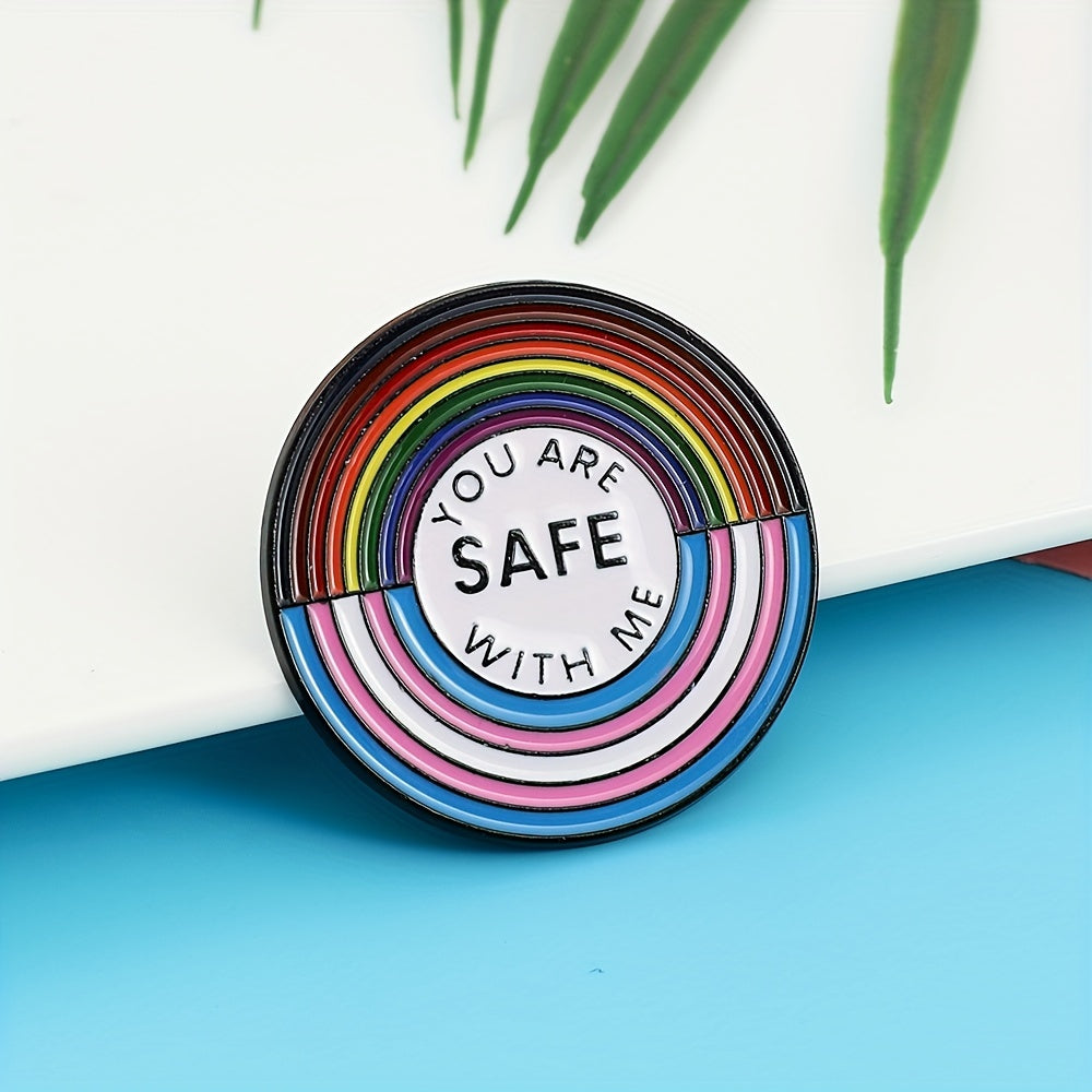 Colorful Rainbow Novelty Pin for Kids