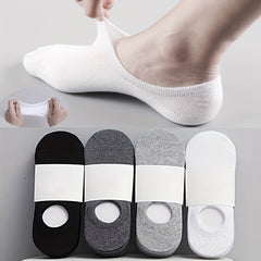 5 Pairs Unisex No Show Socks Breathable Anti-odor Casual Socks