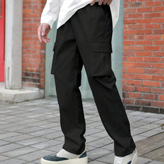 Men's Drawstring Cargo Pants for Spring/Fall
