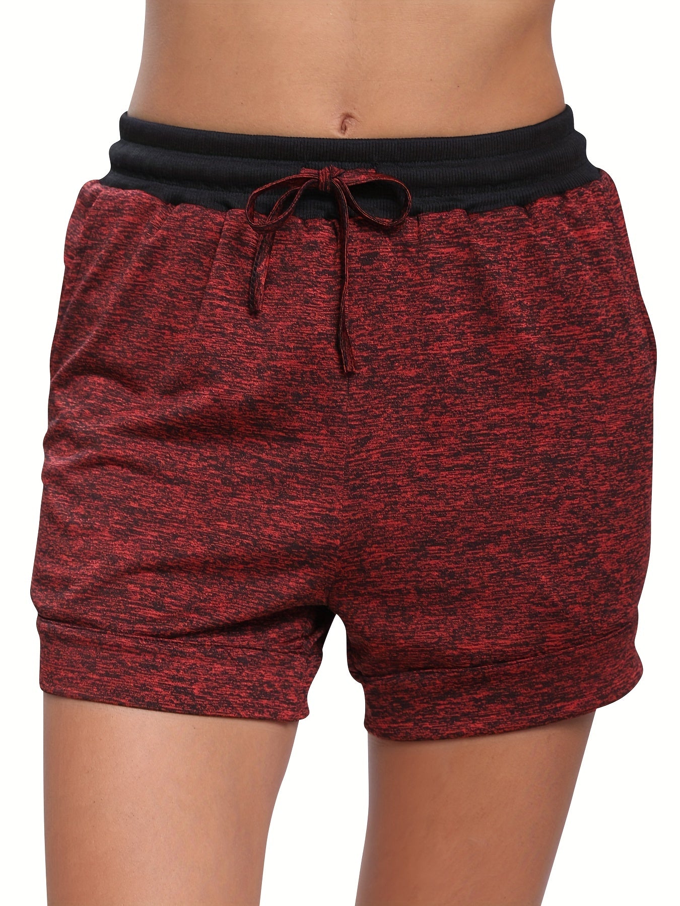 Dual Pockets Drawstring Shorts for Women
