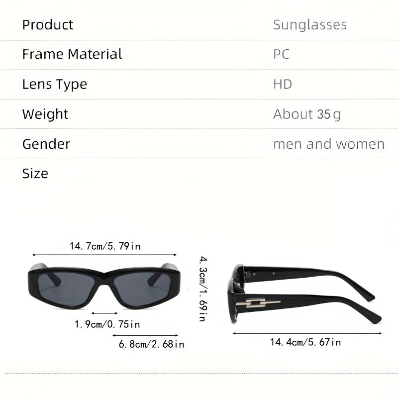 Y2K Candy Sunglasses Translucent Frame Glasses UV400