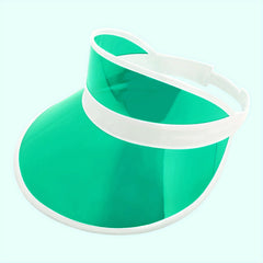 Clear Sun Visor Hat for Kids Lightweight Portable PVC Visor Cap