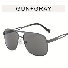 Top Bar Aviator Sunglasses Metal Gradient Glasses UV400