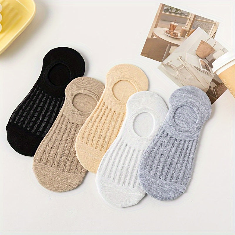 10 Pairs Women's No Show Socks Breathable Lightweight Low Cut Ankle Stockings