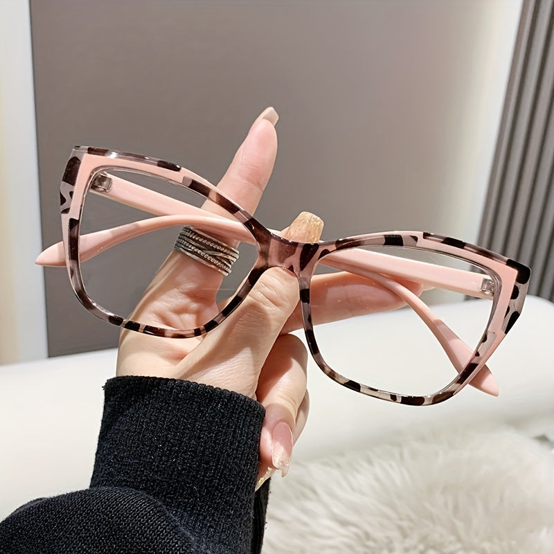 Light Blocking Glasses Block Cat Eye Clear Lens Computer Glasses