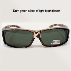 Polarized Sunglasses for Men and Women Bean Colored Frame Myopia Friendly