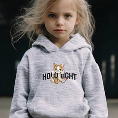 Cat Pattern Long Sleeve Hoodie for Girls