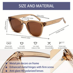 Men's Polarized UV Protection Sunglasses for Beach Holiday