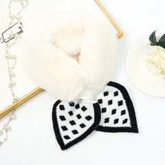 Winter Fuzzy Scarf Soft Plush Neckwear Fur Baby Collar