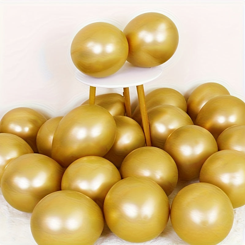 50pcs Party Golden Metal Balloon 30 Happy Birthday Party Decoration