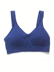 Women's Plus Seamless Fitness Backless Bra