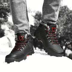Men's Hiking Boots Durable Non Slip Warm for Fall Winter