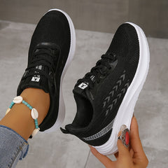 Women's Lace-up Mesh Running Shoes