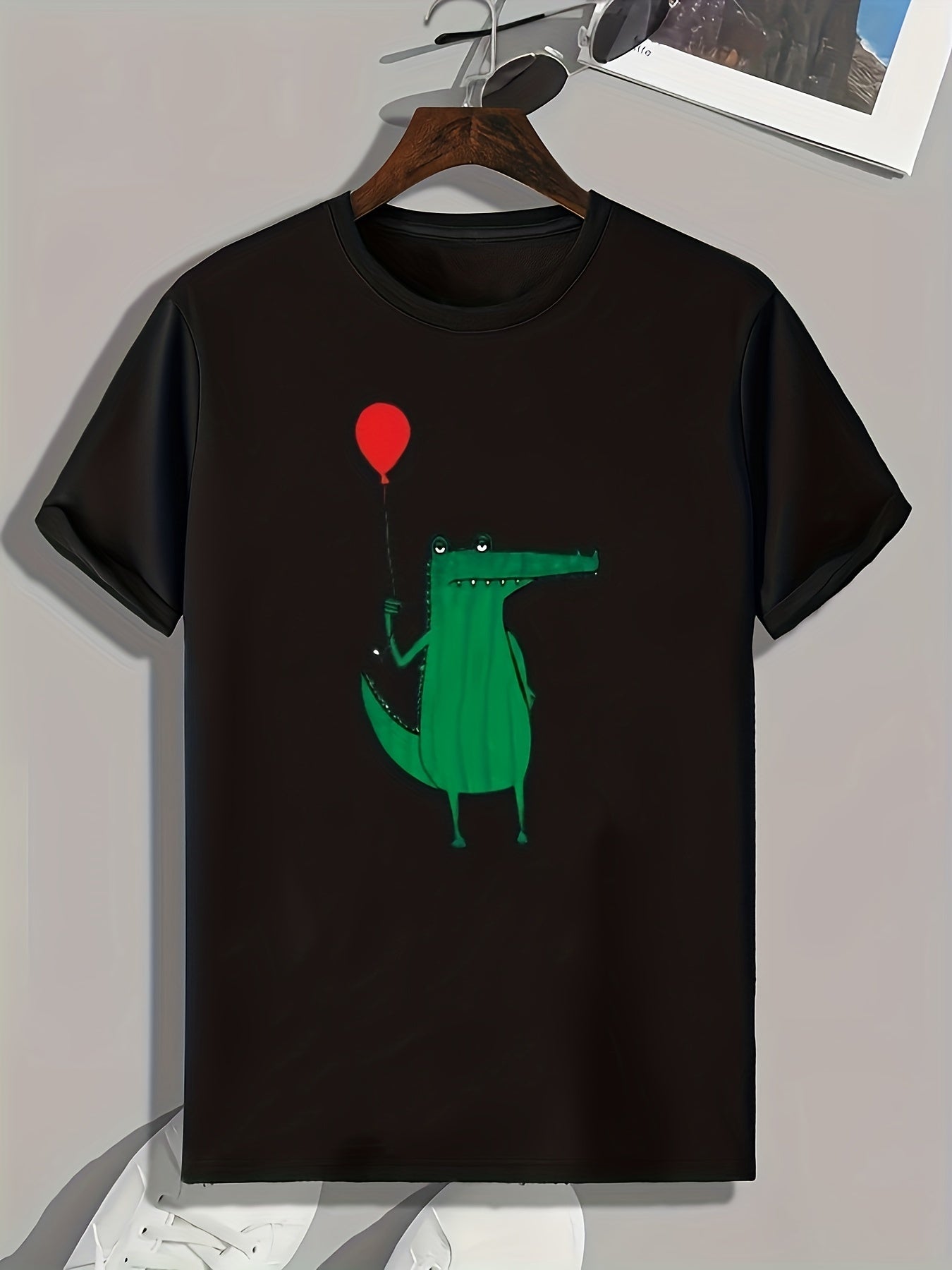 Dinosaur Print Men's Graphic T shirt Casual Comfy Tees For Summer