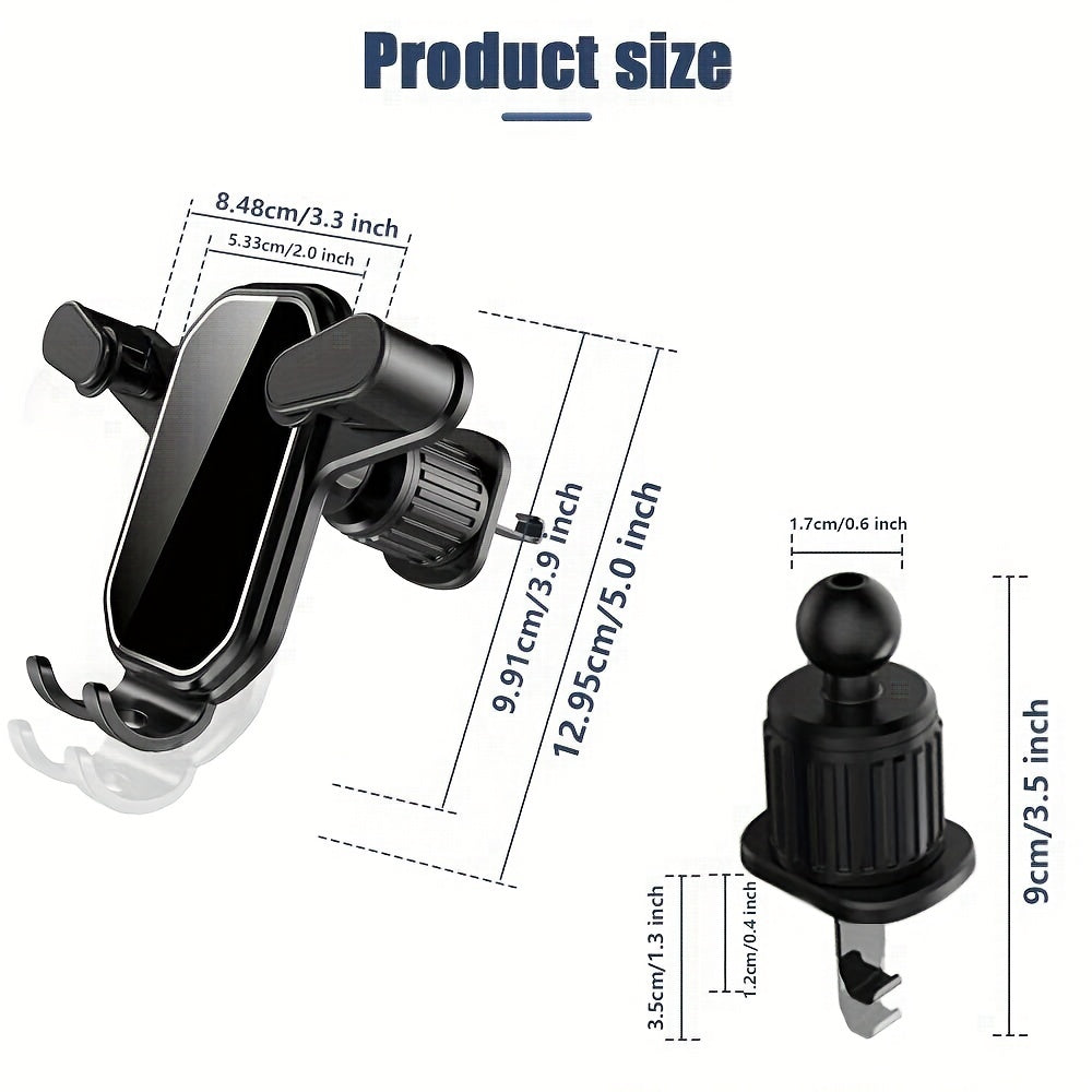 Gravit Car Phone Holder 360 Rotation Air Vent Mount Hook Stand