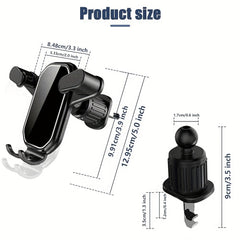 Gravit Car Phone Holder 360 Rotation Air Vent Mount Hook Stand