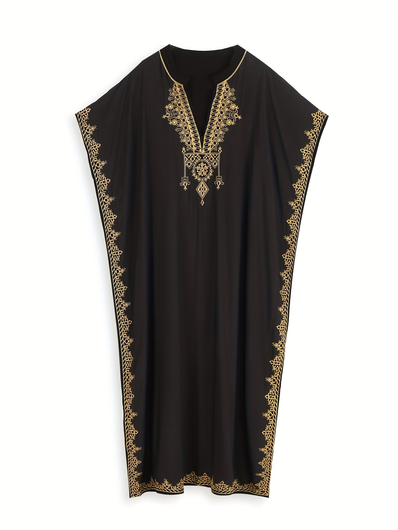 Boho Kaftan Dress Women's Plus Cover Up Dress
