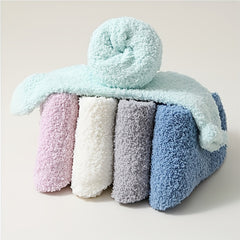 5 Pairs Fuzzy Socks Comfy Warm Home Floor Stockings