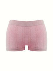 3pcs Seamless Boyshort Panties Soft & Stretch Women's Lingerie