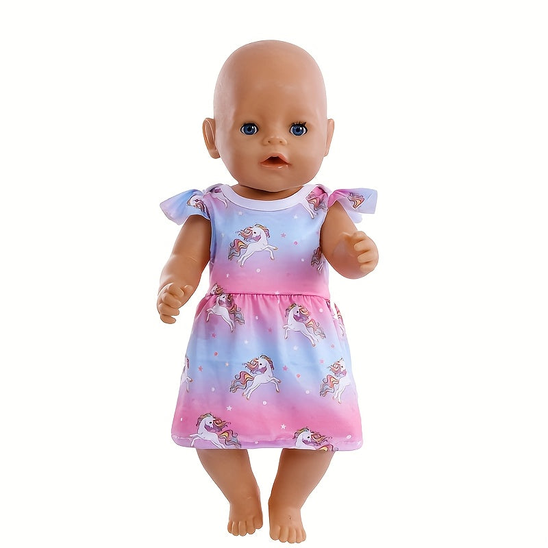 Chick Flamingo Unicorn Doll Clothes Set for 12-18 Inch Dolls