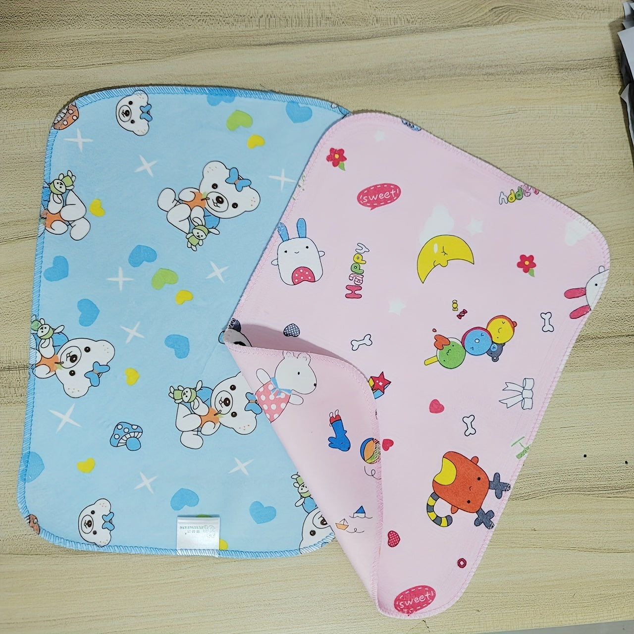 Baby Waterproof Diaper Changing Pads Reusable Soft Washable Mattress Pads