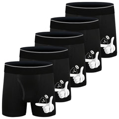 5pcs Boys Teen Cartoon Boxer Briefs Underwear Clothes