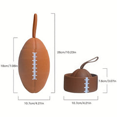 Creative Rugby Water Bottle Outdoor Sports Portable Retractable Water Bottle