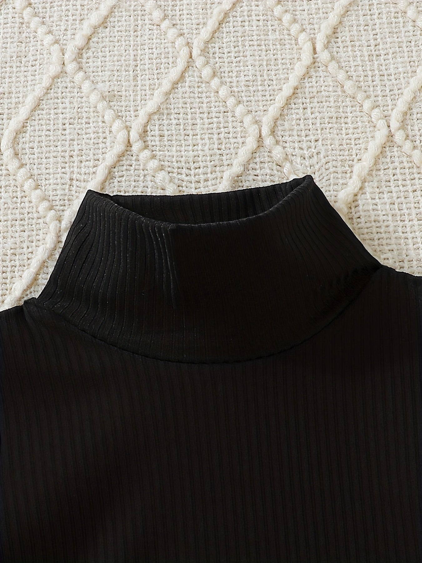 Unisex Turtleneck Long Sleeve Romper