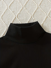 Unisex Turtleneck Long Sleeve Romper