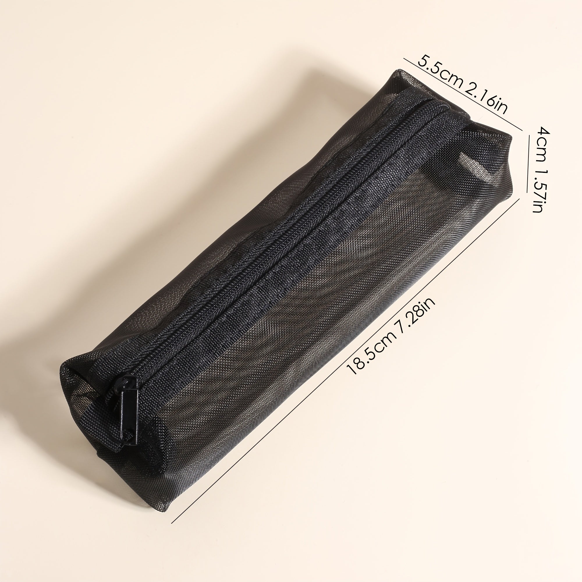 Travel Makeup Organizer with Zippered Pencil Case